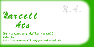 marcell ats business card